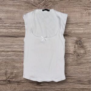 Zara White Camisole Top